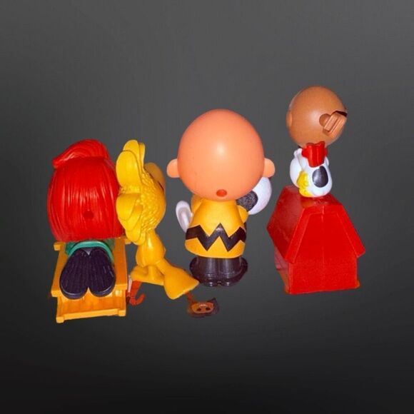 4 McDonald's Happy Meal Peanuts Movie Toys Snoopy Peppermint Patty Woodstock B20 - Picture 6 of 8